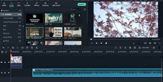 Captura de pantalla del programa Filmora 9